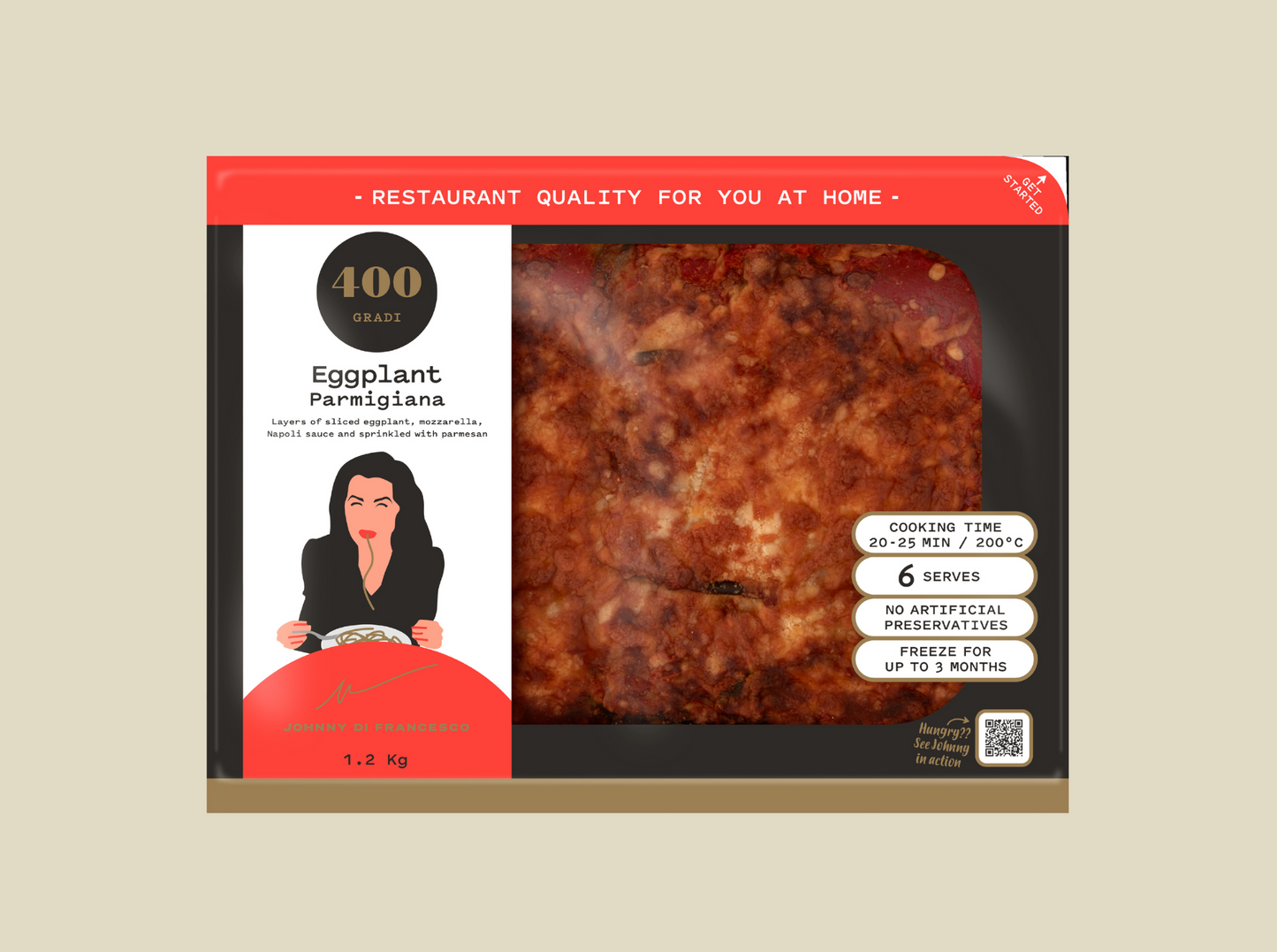 400 Gradi Eggplant Parmigiana