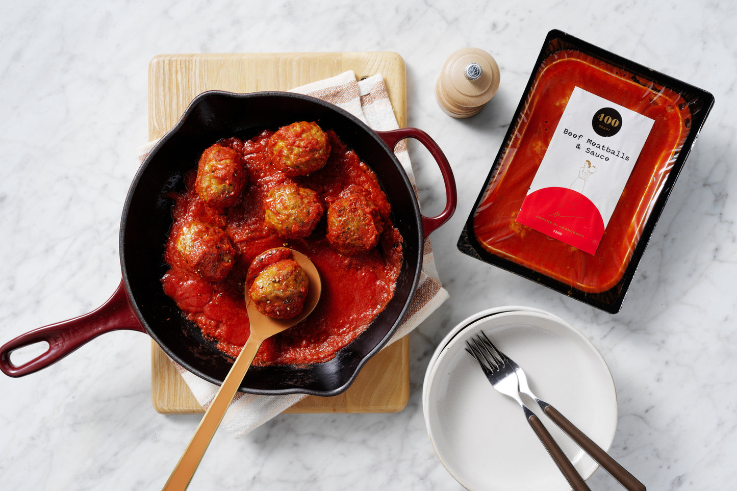 Beef Meatballs and Sauce