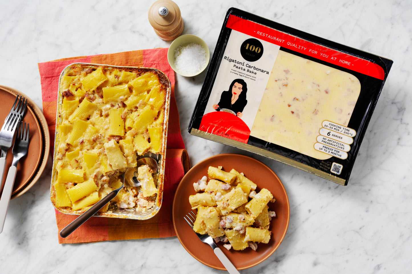 Rigatoni Carbonara