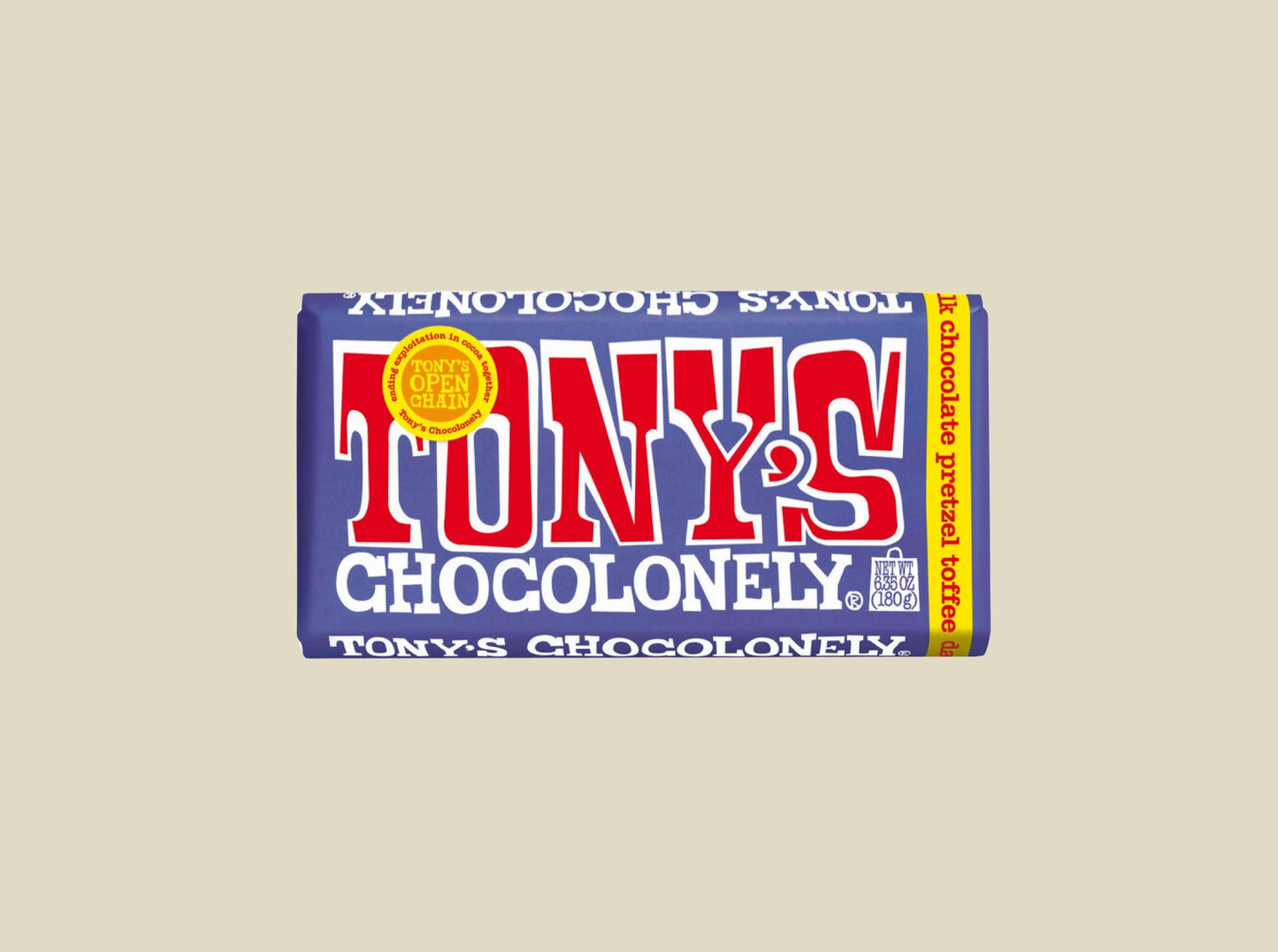 Tony's Chocolonely Dark Chocolate Pretzel Toffee