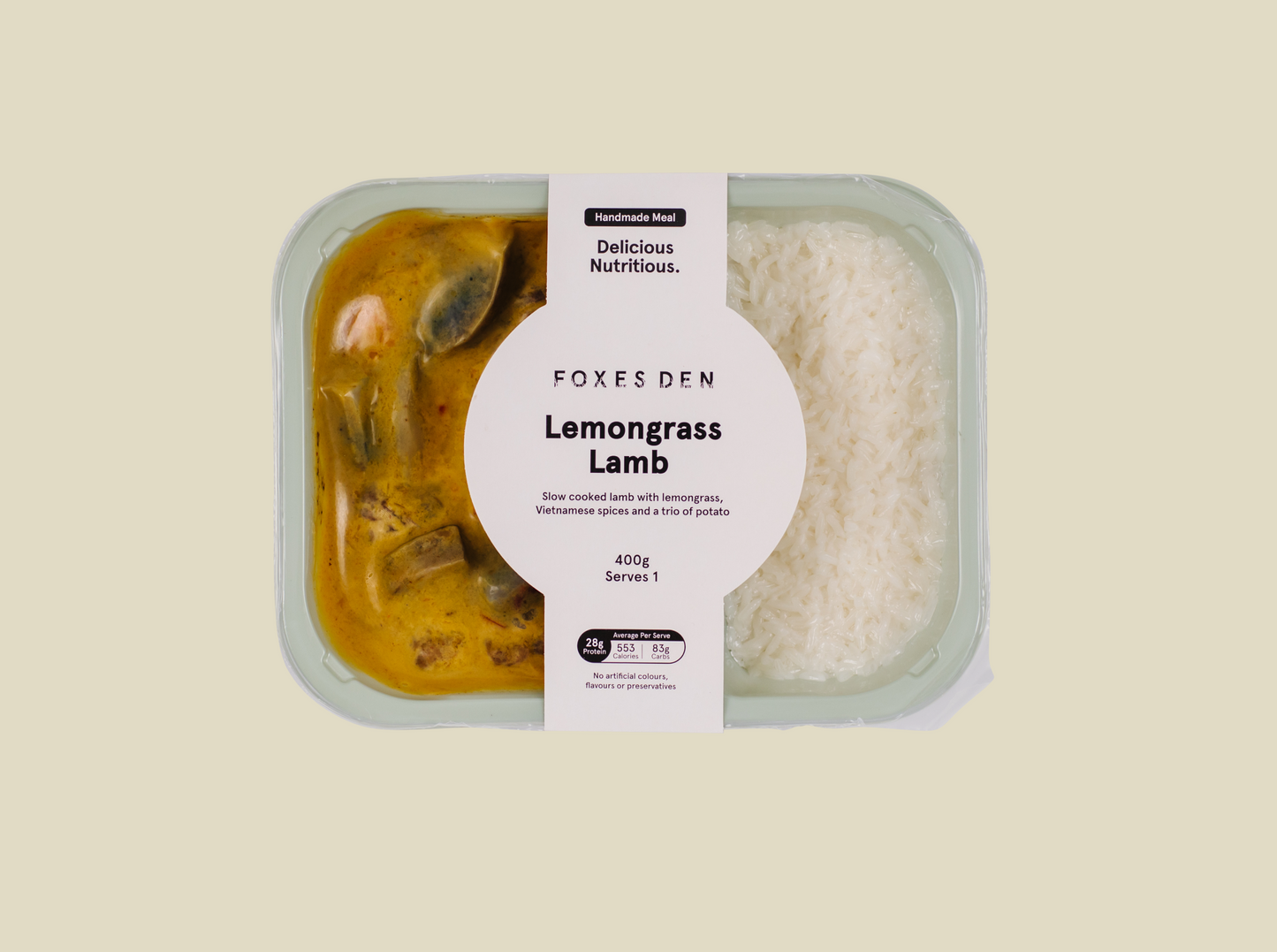 Foxes Den Lemongrass Lamb Curry