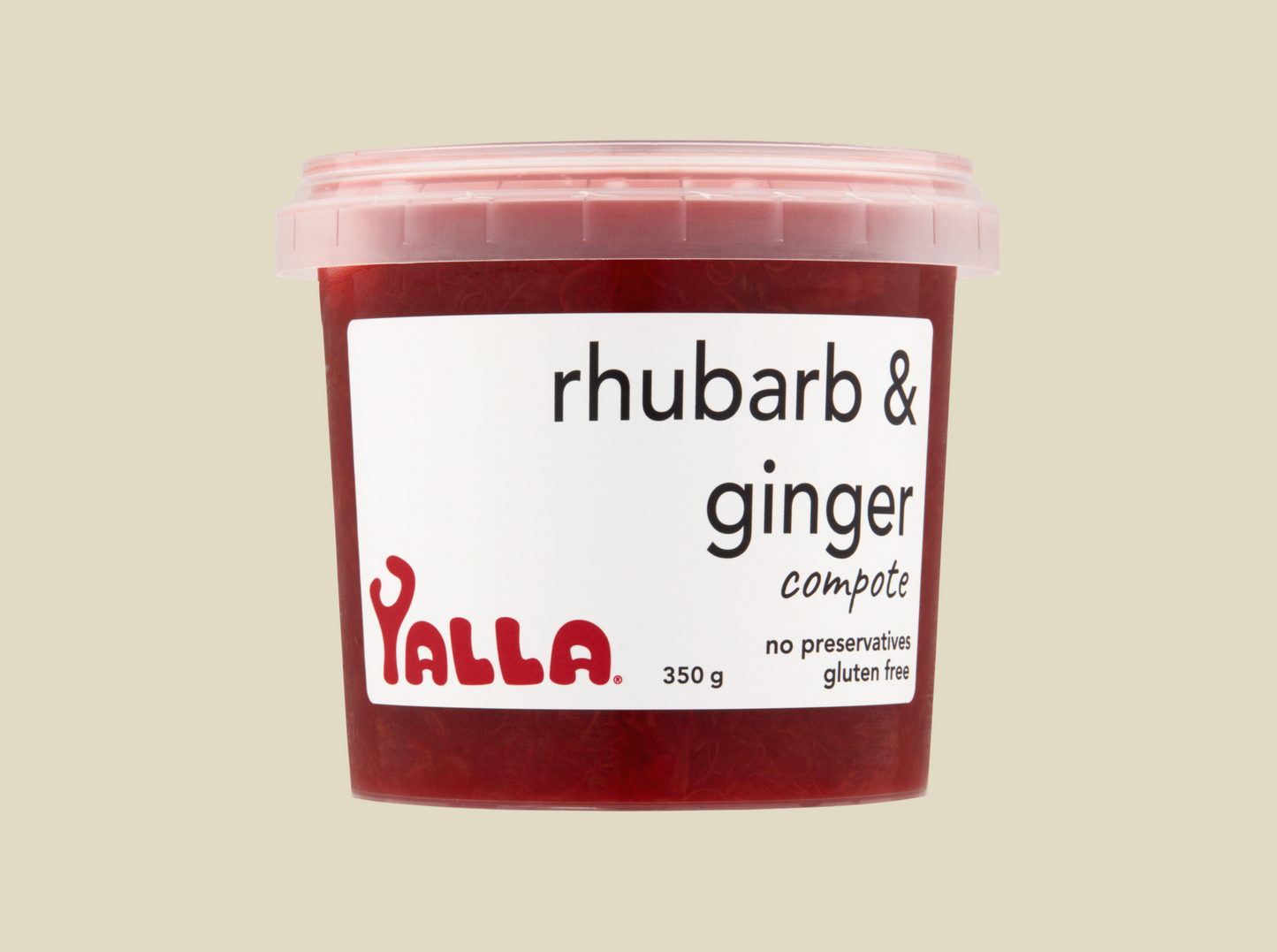 Yalla Rhubarb and Ginger Compote