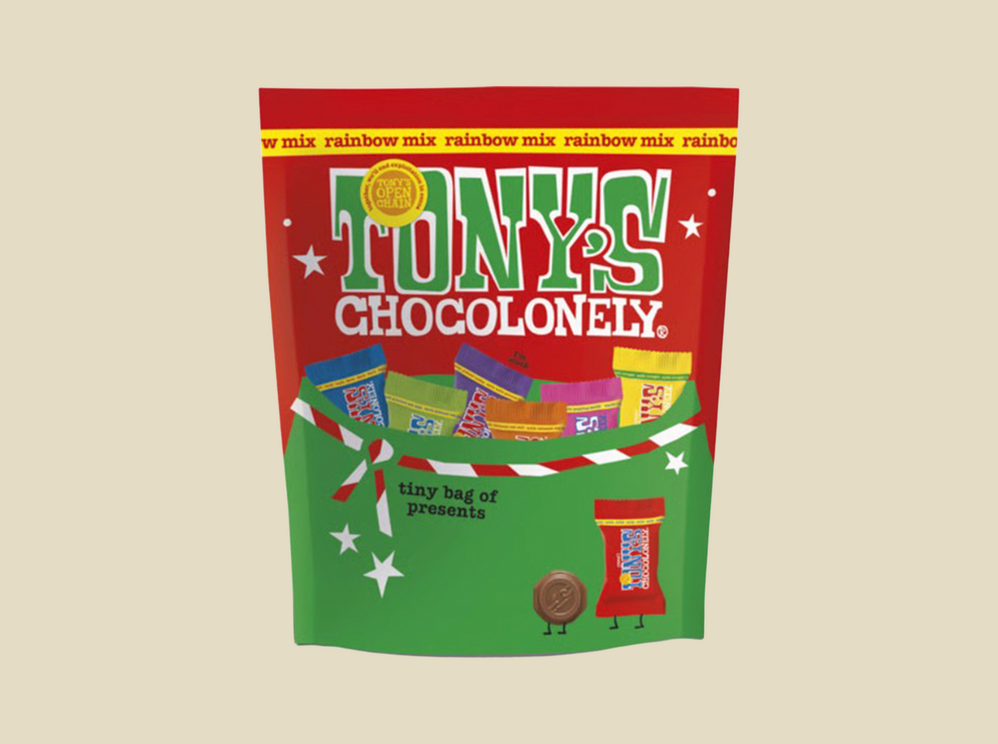 Tony's Chocolonely Christmas Tiny Rainbow Mix