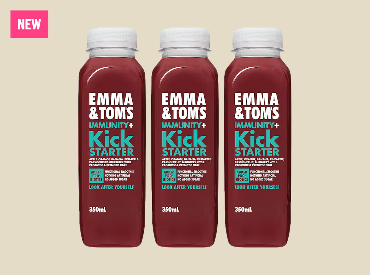 EMMA & TOM’S PREBIOTIC & PROBIOTIC KICKSTARTER JUICE 350ML (3 PACK)
