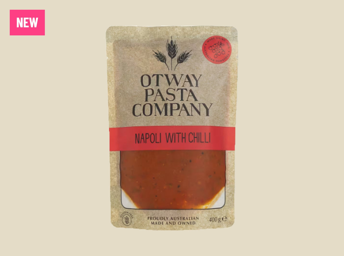 OTWAY PASTA COMPANY NAPOLI SAUCE WITH CHILLI 400G