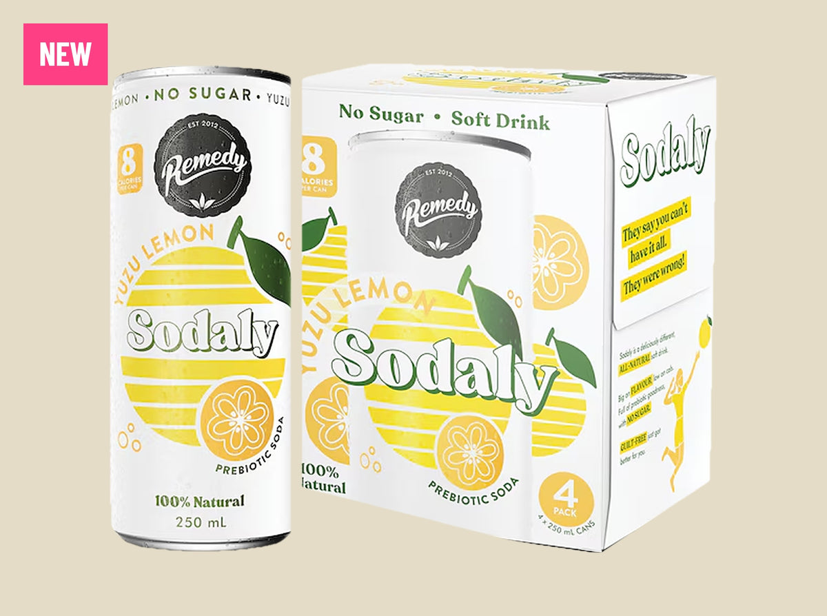 REMEDY SODALY YUZU LEMON 250ML (4 PACK)