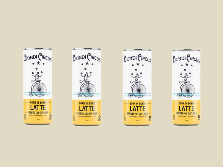 Bondi Circus Oat Milk Latte 250ml 4 pack