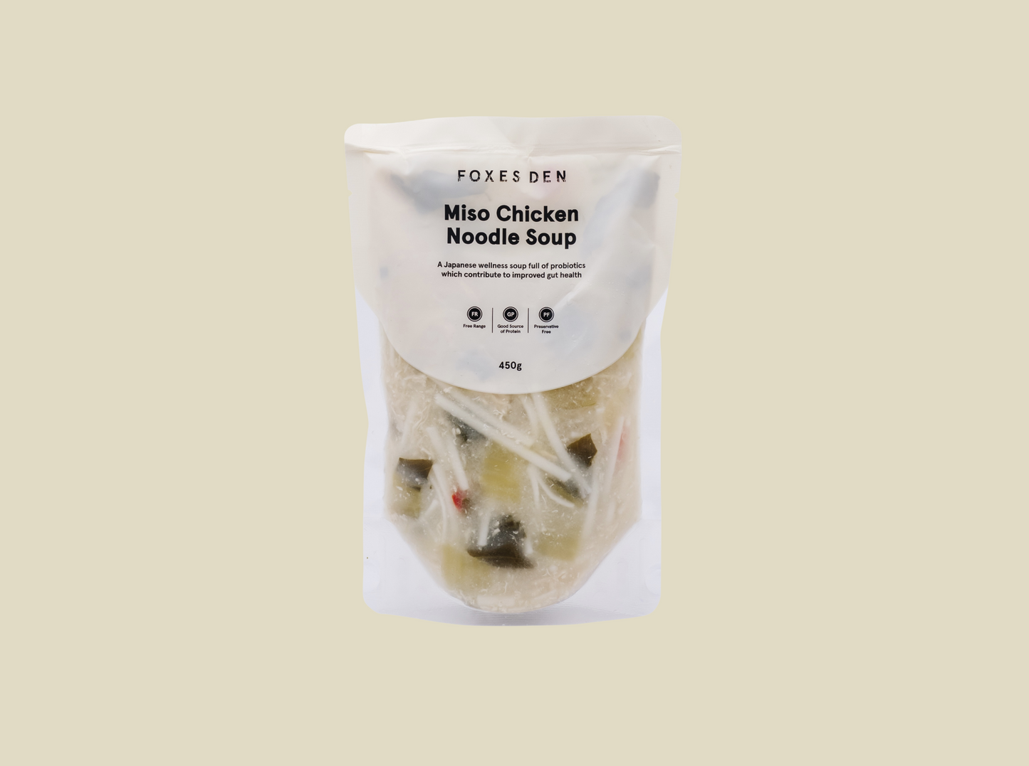 Foxes Den Miso Chicken Noodle Soup