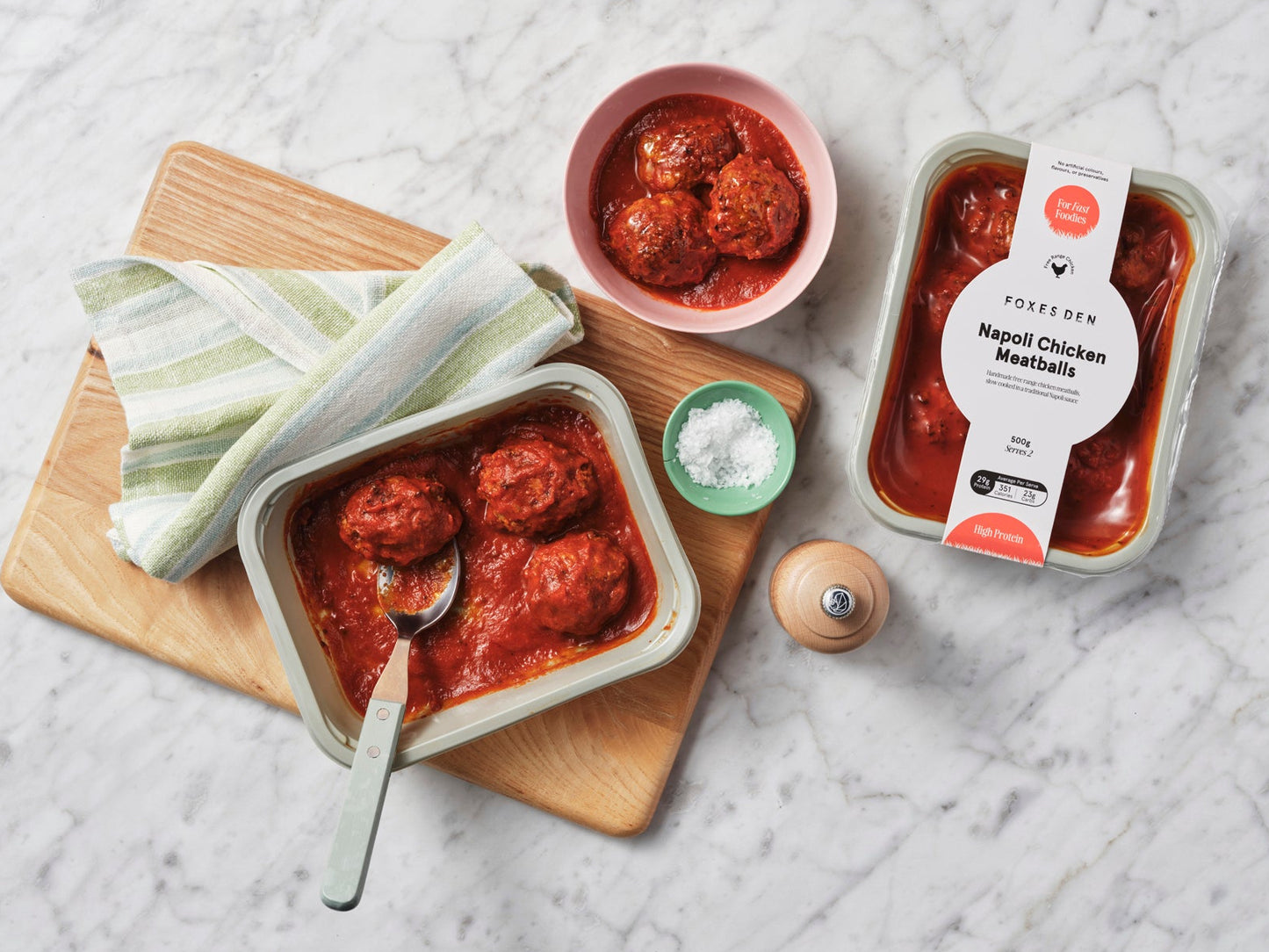 Napoli Chicken Meatballs (Serves 2)