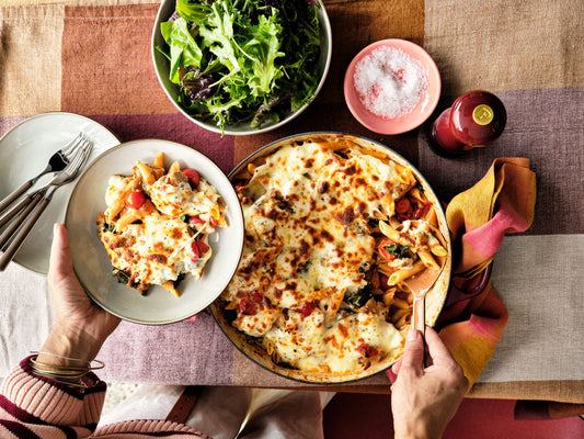 Italian Chicken and Tomato Pasta Bake