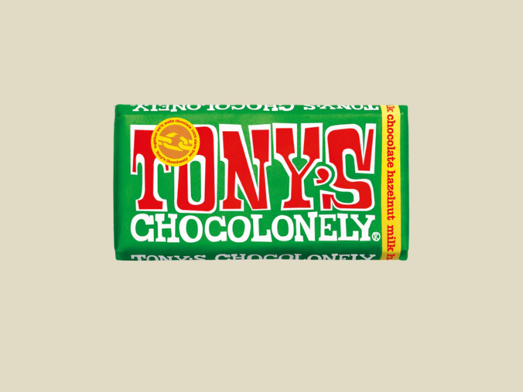 Tony's Chocolonely Milk Chocolate Hazelnuts