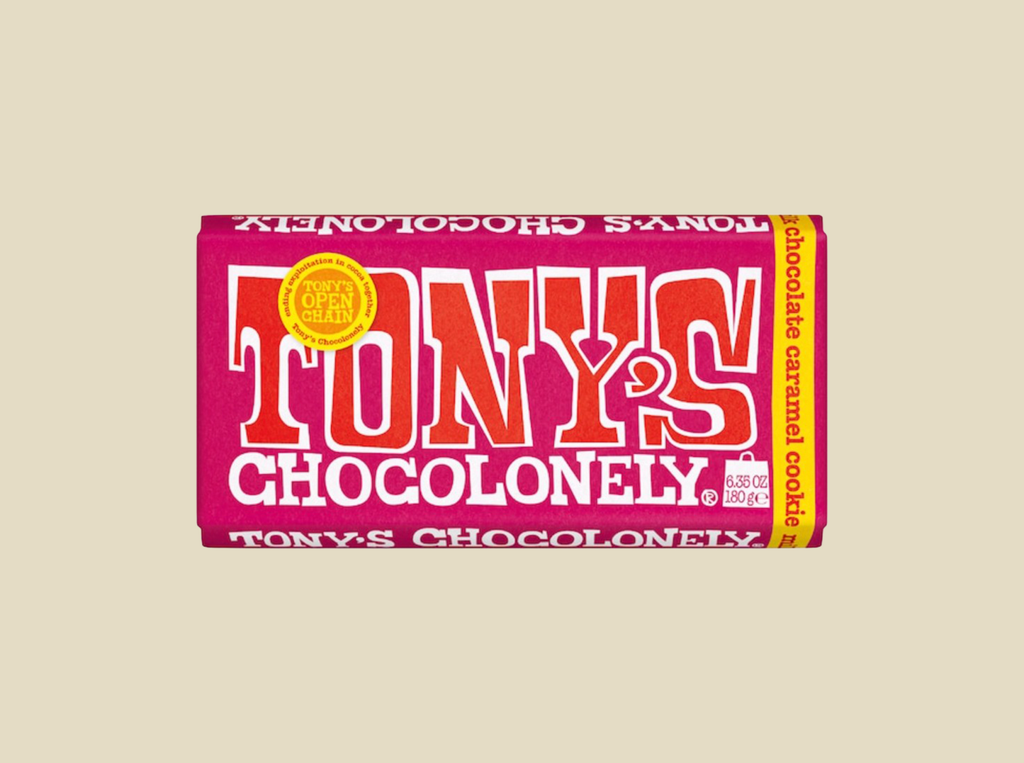 Tony's Chocolonely Choc Milk Caramel Cookie