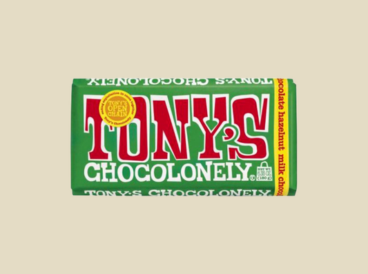 Tony's Chocolonely Milk Chocolate Hazelnuts