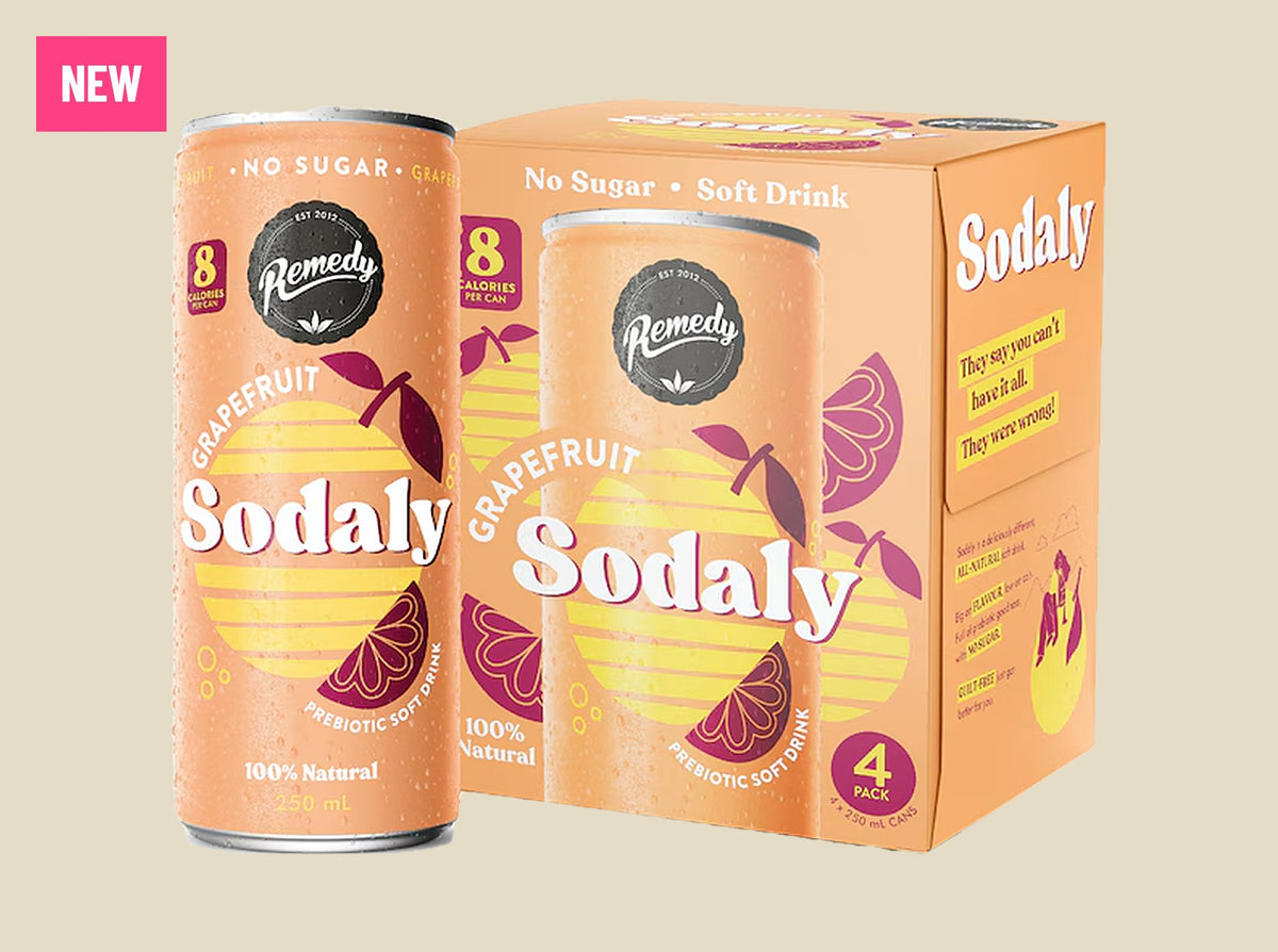 REMEDY SODALY GRAPEFRUIT 250ML (4 PACK)