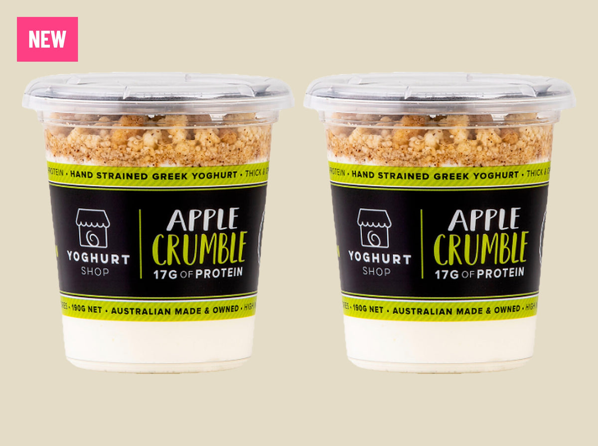THE YOGHURT SHOP APPLE CRUMBLE 190G (2 PACK)