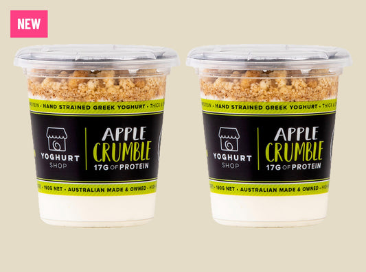 THE YOGHURT SHOP APPLE CRUMBLE 190G (2 PACK)